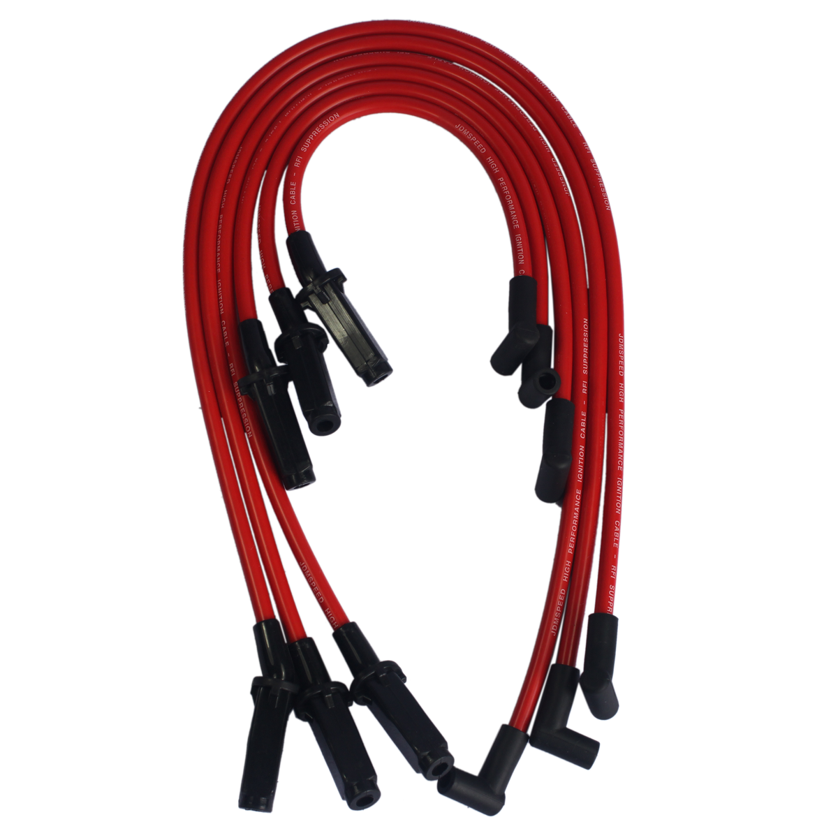 JDMSPEED Hi Performance Red 10.5mm Ignition Spark Plug Wires