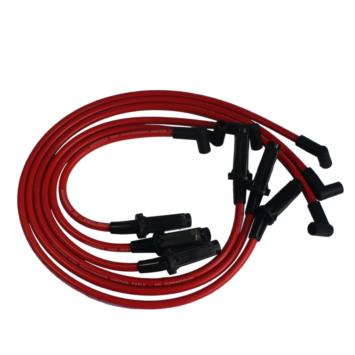 JDMSPEED Hi Performance Red 10.5mm Ignition Spark Plug Wires