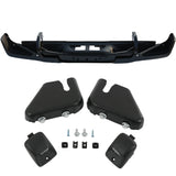 JDMSPEED Black Rear Step Bumper W/ Park Assist Sensor Holes For 2007-2013 Toyota Tundra