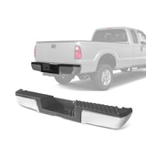 JDMSPEED Chrome w/o Sensor Holes Rear Step Bumper Fit For 2008-2016 Ford F250 Super Duty