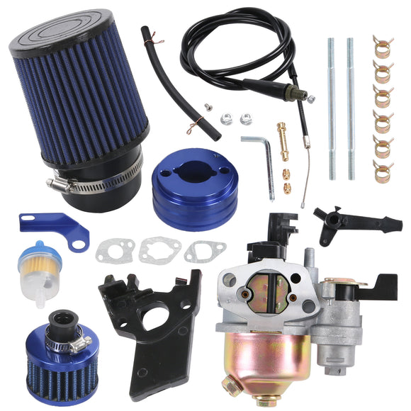 JDMSPEED Carburetor Air Filter adapter Intake Spark Plug Kit Fits Predator 212CC 6.5 Hp