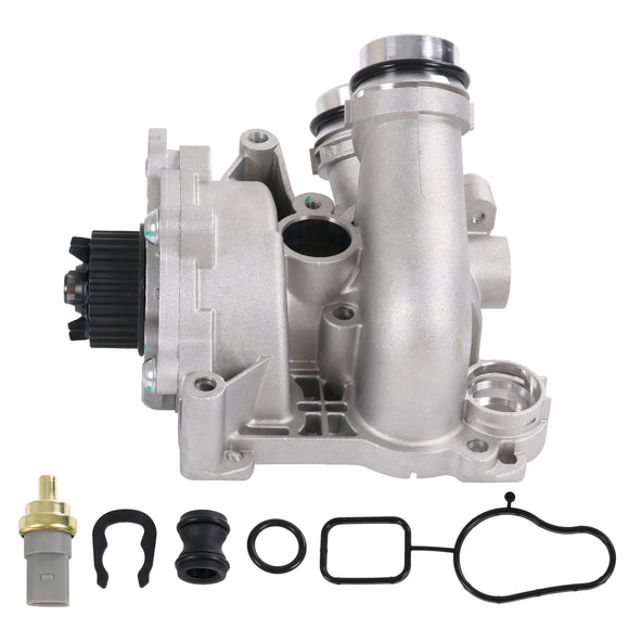 JDMSPEED Water Pump Assembly For A3 A4 TT VW Tiguan Jetta Golf GTI Eos Beetle CC 2.0T TSI