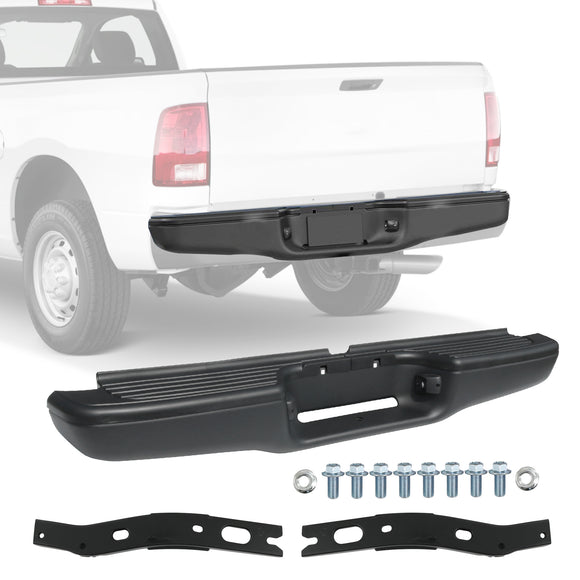 JDMSPEED Complete Rear Step Bumper Assembly For 1995-2004 Toyota Tacoma Pickup Steel