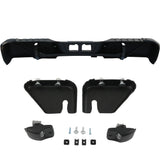 JDMSPEED Black Rear Step Bumper W/ Park Assist Sensor Holes For 2007-2013 Toyota Tundra