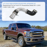 JDMSPEED Cold Side Intercooler Pipe Upgrade Kit For 2011-2016 Ford Powerstroke 6.7 Diesel