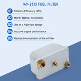 JDMSPEED FF236 For Fleetguard Fuel Filter Replaces For Cummins Onan 149-2513