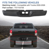 JDMSPEED Step Bumper For 2000-2006 Toyota Tundra Fleetside Rear Powdercoated Black