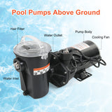 JDMSPEED  1.5HP Above Ground Pool Pump W3SP1580X15 For Hayward with 6' Cord