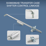 JDMSPEED Transfer Case Control Lever Shift Linkage Rod & Bushings Kit for Dodge Ram
