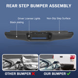 JDMSPEED Complete Rear Step Bumper Assembly For 1995-2004 Toyota Tacoma Pickup Steel