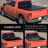 JDMSPEED 8FT Long Bed Tonneau Cover Soft Roll-Up For F250 F350 Super Duty Fleetside 99-16