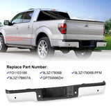 JDMSPEED Steel Rear Bumper Assembly For Ford F150 2009-2014 Styleside W/ Sensor Holes