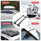 JDMSPEED Car Top Roof Rack Cross Bars Luggage Cargo Carrier Fits 2007-2011 Honda CRV