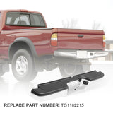 JDMSPEED Chrome Complete Rear Steel Bumper Assembly For Toyota Tacoma pickup 1995-2004