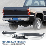 JDMSPEED Chrome Rear Step Bumper Assembly For Ford 97-2004 F-150 97-1999 F-250 Styleside