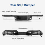 JDMSPEED Steel Rear Bumper Assembly For Ford F150 2009-2014 Styleside W/ Sensor Holes