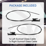 JDMSPEED Crew Cab Sunroof Glass Cables Fits FORD 2015-2020 F150, 2017-2019 F250 F450 F350