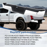 JDMSPEED Chrome Rear Bumper Assembly for 2017-2022 Ford F-250 F-350 SuperDuty w/ Park