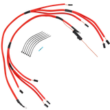 JDMSPEED Glow Plug Harness Kit For CHEVROLET GMC 6.5L 6.5 TURBO DIESEL HEAVY DUTY RED