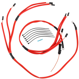 JDMSPEED Glow Plug Harness Kit For CHEVROLET GMC 6.5L 6.5 TURBO DIESEL HEAVY DUTY RED