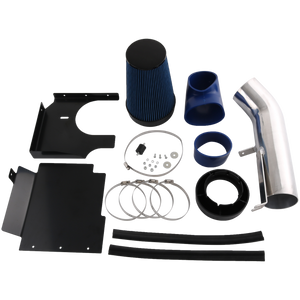 JDMSPEED 4" Bllue Cold Air Intake Heat Shield Kit For 1999-06 GMC Chevy V8 4.8L 5.3L 6.0L