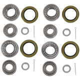 JDMSPEED Set of 4 Trailer Hub Wheel Precision bearing Kit 25580 14125A for 5200-7000 Lb