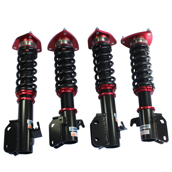 JDMSPEED Red COILOVER Struts FOR Subaru Impreza 02-07 WRX GDA/GDB 04 STI Suspension KIT