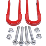 JDMSPEED Pair For 2017-2020 Chevrolet Colorado Red Front Recovery Hooks 84052991