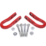 JDMSPEED Pair For 2017-2020 Chevrolet Colorado Red Front Recovery Hooks 84052991