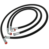 JDMSPEED Transmission Cooler Lines For 06-10 Chevy/GMC 6.6L Duramax Diesel w/ Adapters