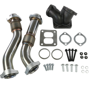 JDMSPEED Stainless Turbocharger Up Pipe Kit For 94-97 Ford F250 F350 7.3L Diesel 679-013