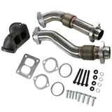 JDMSPEED Stainless Turbocharger Up Pipe Kit For 94-97 Ford F250 F350 7.3L Diesel 679-013