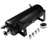 JDMSPEED For Truck Car Semi Loud System 1.5G Air Tank 150psi 4 Trumpets Train Horn Kit