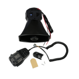 JDMSPEED DC12V 100W 7 Sound Loud Car Alarm Horn MIC System Universal Kit