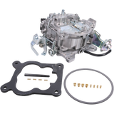 JDMSPEED Rochester Quadrajet 4 BBL Carburetor For 305-350 Engines 650 CFM Electric Choke