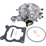 JDMSPEED Rochester Quadrajet 4 BBL Carburetor For 305-350 Engines 650 CFM Electric Choke