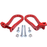 JDMSPEED 2x Red Tow Hooks 84072464 For 2015-2019 Silverado Sierra 2500HD & 3500HD