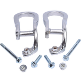 JDMSPEED 2pcs For GM Chevy Silverado GMC Sierra Chrome Tow Hooks 84072464