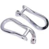 JDMSPEED 2pcs For GM Chevy Silverado GMC Sierra Chrome Tow Hooks 84072464