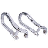 JDMSPEED 2pcs For GM Chevy Silverado GMC Sierra Chrome Tow Hooks 84072464