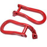 JDMSPEED 2x Red Tow Hooks 84072464 For 2015-2019 Silverado Sierra 2500HD & 3500HD