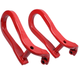 JDMSPEED 2x Red Tow Hooks 84072464 For 2015-2019 Silverado Sierra 2500HD & 3500HD