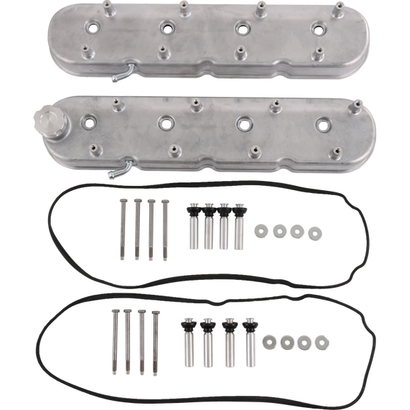 JDMSPEED Aluminum Tall Valve Covers & Coil Mounts For GM LS Cast LS1 LS2 LS3 5.3 6.0L