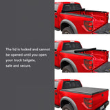 JDMSPEED Soft Roll-Up Tonneau Cover For 04-15 Nissan Titan 5'7" Short Bed w/ LED Light