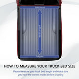 JDMSPEED Soft Roll-Up Tonneau Cover For 04-15 Nissan Titan 5'7" Short Bed w/ LED Light