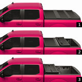 JDMSPEED Hard Solid Tri-Fold Tonneau Cover For 1999-2018 Ford F250 Super Duty 6.5ft Bed