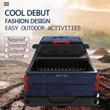 JDMSPEED Hard Tri-Fold Tonneau Cover For 04-15 Nissan Titan 5.7Ft Short Bed w/ Light
