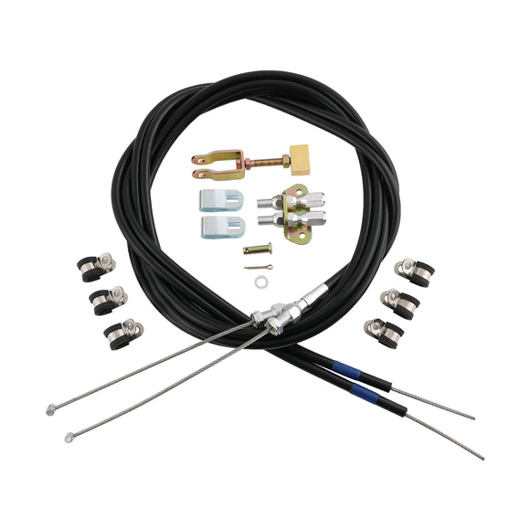 JDMSPEED New 330-9371 Universal Emergency Parking Brake Cable Complete KIT