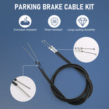 JDMSPEED New 330-9371 Universal Emergency Parking Brake Cable Complete KIT