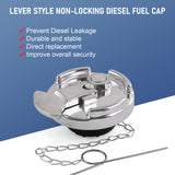 JDMSPEED Aluminum Locking Diesel Fuel Cap Replaces# 11-04859-200 600212 Peterbilt